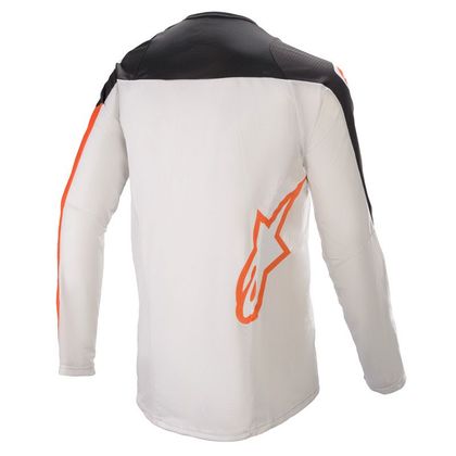 Maillot cross Alpinestars TECHSTAR - FACTORY - ANTHRACITE ORANGE OFF WHITE 2021