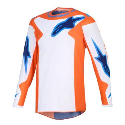 Maillot cross Alpinestars FLUID - GRID 2025 - Orange / Bleu Ref : AP4035 