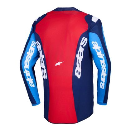 Maillot cross Alpinestars FLUID - GRID 2025 - Bleu / Rouge