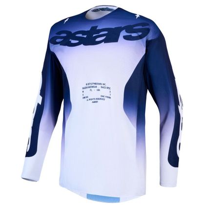 Krosový dres Alpinestars RACER - AIR AMBER 2027 - Modrá / Bílý Ref: AP4521 