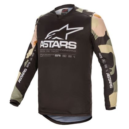 Camiseta de motocross Alpinestars RACER - TACTICAL - DESERT CAMO WHITE 2021 Ref : AP12113 