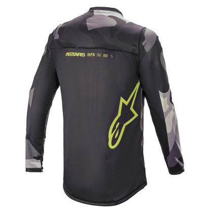 Camiseta de motocross Alpinestars RACER - TACTICAL - GRAY CAMO YELLOW FLUO 2021