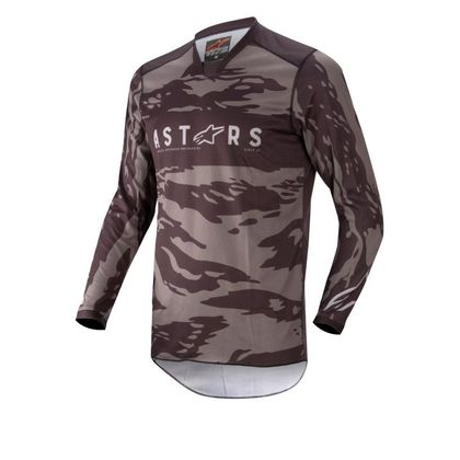 Camiseta de motocross Alpinestars RACER TACTICAL - BLACK GRAY 2022 Ref : AP12443 