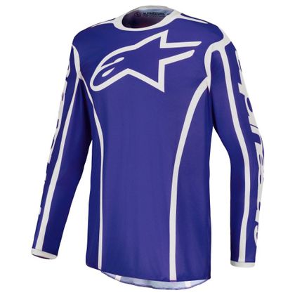 Maillot cross Alpinestars FLUID - APEX V2 2027 - Bleu / Blanc Ref : AP4527 
