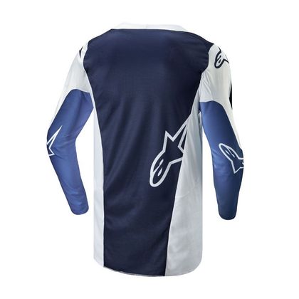 Camiseta de motocross Alpinestars RACER HOEN 2023 - Blanco / Azul