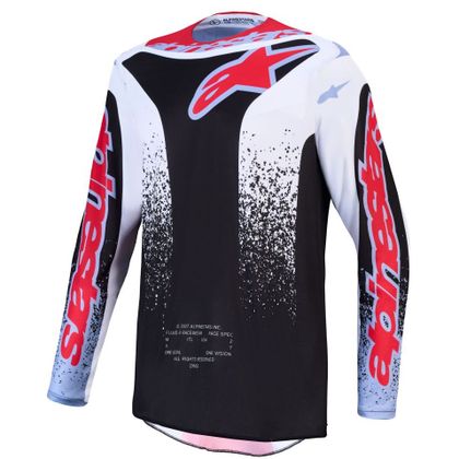 Maillot cross Alpinestars FLUID - DRAG 2027 - Noir / Blanc Ref : AP4534 