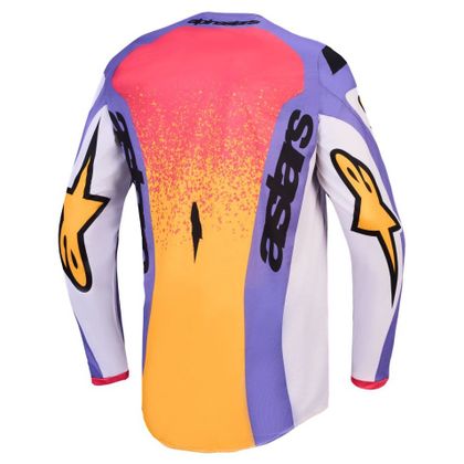 Maillot cross Alpinestars FLUID - DRAG 2027 - Gris / Violet