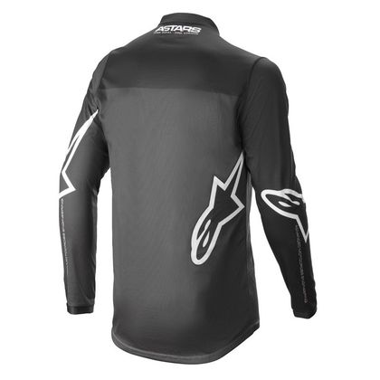 Camiseta de motocross Alpinestars RACER - BRAAP - BLACK ANTHRACITE WHITE 2021