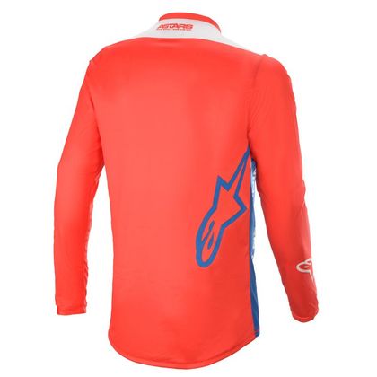 Maillot cross Alpinestars RACER - SUPERMATIC - BRIGHT RED BLUE OFF WHITE 2021