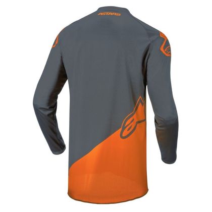 Camiseta de motocross Alpinestars RACER SUPERMATIC - ANTHRACITE ORANGE 2022