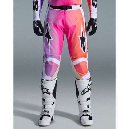 Pantalon cross Alpinestars RACER - AIR PORTL 2025 - Blanc