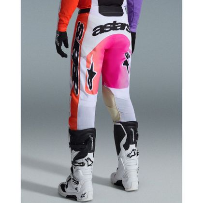 Pantalon cross Alpinestars RACER - AIR PORTL 2025 - Blanc