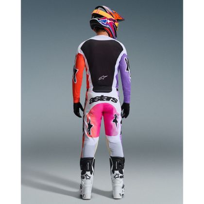 Maillot cross Alpinestars RACER - AIR PORTL 2025 - Blanc