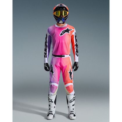 Maillot cross Alpinestars RACER - AIR PORTL 2025 - Blanc
