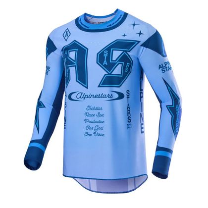 Maillot cross Alpinestars TECHSTAR - STEELER 2025 - Bleu Ref : AP3841 