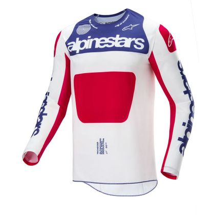 Alpinestars TECHSTAR - BEPERKTE EDITIE - FORTITUDE 2025 Kruisshirt - Rood / Wit Ref: AP3842 