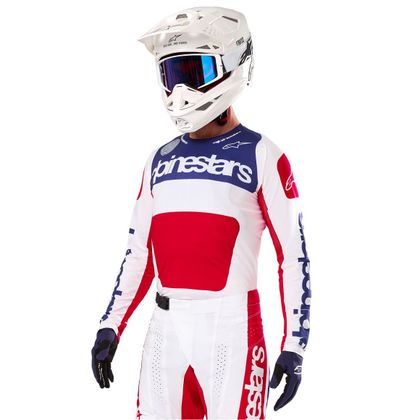 Alpinestars TECHSTAR - BEPERKTE EDITIE - FORTITUDE 2025 Kruisshirt - Rood / Wit