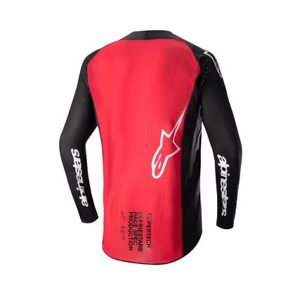 Maillot cross Alpinestars SUPERTECH - WARD 2025 - Noir / Rouge