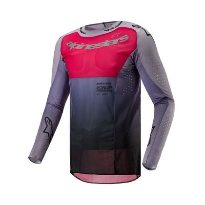 Camiseta de motocross Alpinestars SUPERTECH - DADE 2023 - Rojo / Violeta Ref : AP3201 