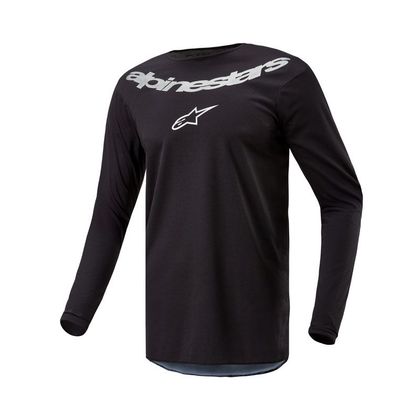 Camiseta de motocross Alpinestars FLUID - GRAPHITE - BLACK DARK GRAY 2024 - Negro / Gris Ref : AP12123-C42321 