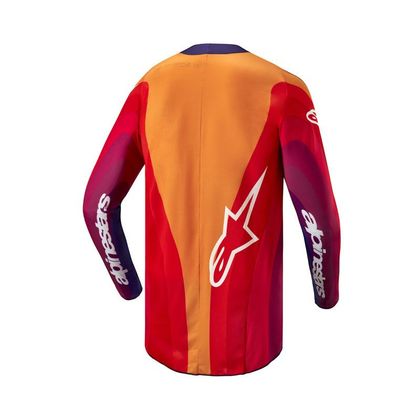 Camiseta de motocross Alpinestars TECHSTAR - PNEUMA 2023 - Violeta / Naranja