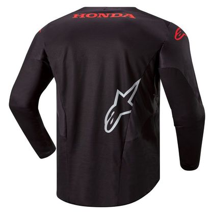 Camiseta de motocross Alpinestars HONDA RACER ICONIC 2024 - Negro / Rojo