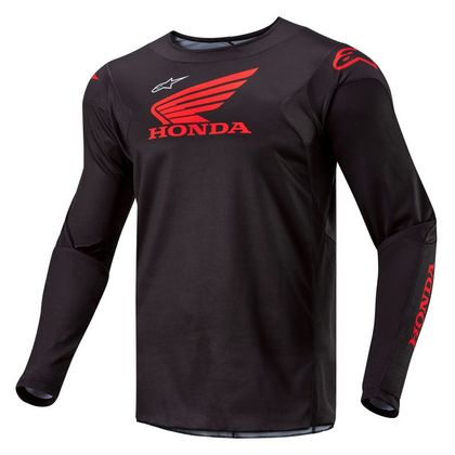 Camiseta de motocross Alpinestars HONDA RACER ICONIC 2024 - Negro / Rojo Ref : AP3148-C989 
