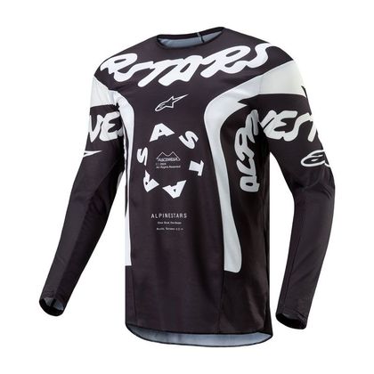 Camiseta de motocross Alpinestars RACER - HANA 2023 - Negro / Blanco Ref : AP3197 