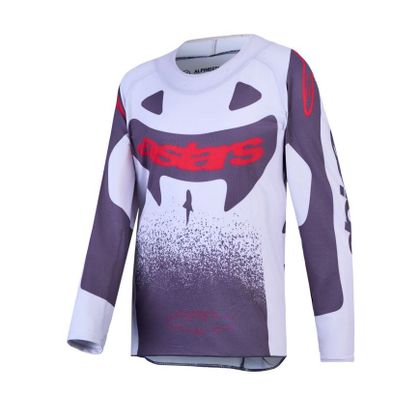Alpinestars SUPERTECH - SWAN KINDER Crosshemd - Grau / Rot Ref : AP4545 