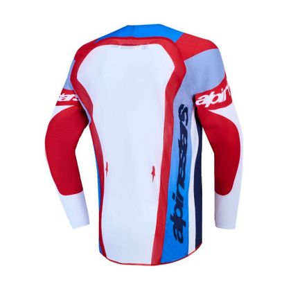 Maillot cross Alpinestars SUPERTECH - DYNA ENFANT - Rouge / Blanc