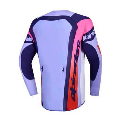Maillot cross Alpinestars SUPERTECH - DYNA ENFANT - Violet / Rose