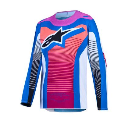 Alpinestars SUPERTECH - MAVEN KINDER Crosshemd - Weiß / Pinke Ref : AP4549 