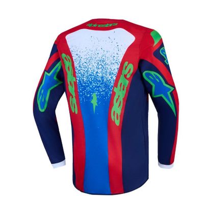 Alpinestars FLUID - DRAG KINDER Crosshemd - Blau / Rot
