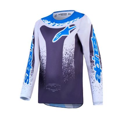 Alpinestars FLUID - DRAG KINDER Crosshemd - Schwarz / Blau Ref : AP4566 