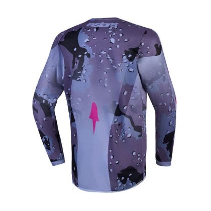 Alpinestars FLUID - LONE KINDER Crosshemd - Grau / Violett