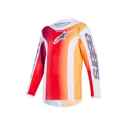 Alpinestars FLUID - PORTL - CHILDREN 2025 Cross jersey - Black / Red Ref : AP4049 