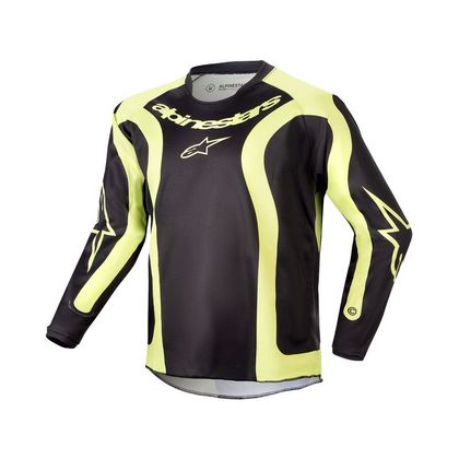 Camiseta de motocross Alpinestars YOUTH RACER - LURV - Negro / Amarillo Ref : AP3205 
