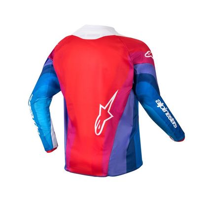Camiseta de motocross Alpinestars YOUTH RACER - PNEUMA - Azul / Rojo