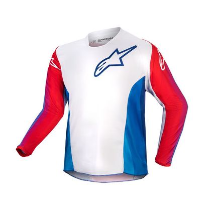 Camiseta de motocross Alpinestars YOUTH RACER - PNEUMA - Azul / Rojo Ref : AP3206 