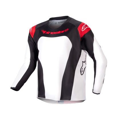 Camiseta de motocross Alpinestars YOUTH RACER - OCURI - Rojo / Blanco Ref : AP3207 