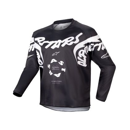 Camiseta de motocross Alpinestars YOUTH RACER - HANA - Negro / Blanco Ref : AP3209 