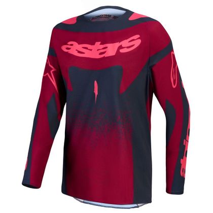 Maillot cross Alpinestars STELLA - TECHSTAR - GEAR 2027 - Gris / Rouge Ref : AP4573 