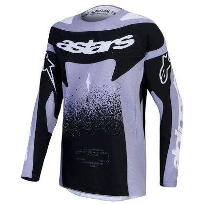 Maillot cross Alpinestars STELLA - TECHSTAR - SWAN 2027 - Violet / Noir Ref : AP4575 