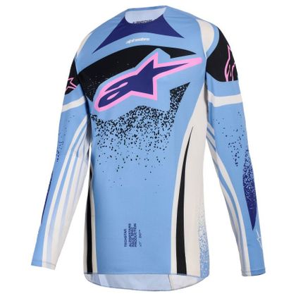 Maillot cross Alpinestars STELLA - TECHSTAR - NOMUR 2025 - Bleu / Blanc