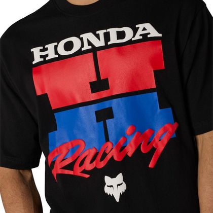 Fox HONDA T-shirt met korte mouwen - Zwart