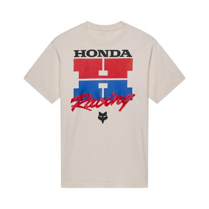 T-Shirt manches courtes Fox HONDA MIDWEIGHT SS TEE - Blanc Ref : FX6753 