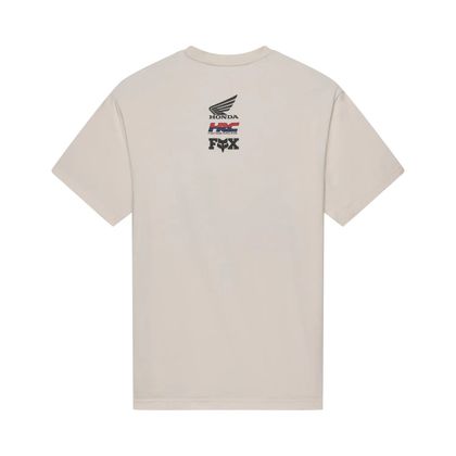 T-Shirt manches courtes Fox HONDA MIDWEIGHT SS TEE - Blanc