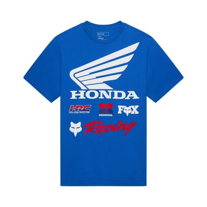Fox HONDA 195 ORIGINAL Short-sleeved T-Shirt - Blue Ref : FX6755 