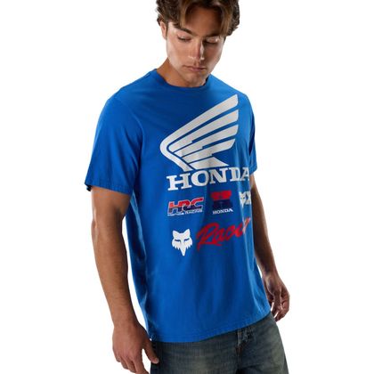 Fox HONDA 195 ORIGINAL Short-sleeved T-Shirt - Blue