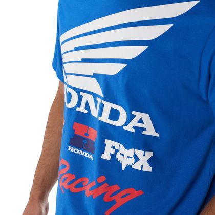 Fox HONDA 195 ORIGINAL Short-sleeved T-Shirt - Blue